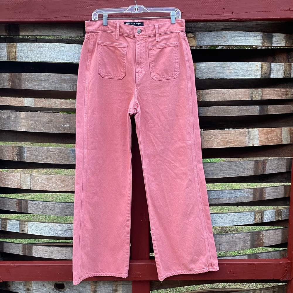 Veronica beard pink jeans